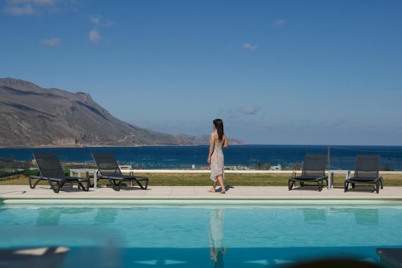 Larimar Luxury Sea View Villa Kíssamos Eksteriør bilde