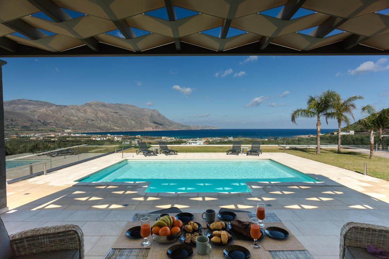 Larimar Luxury Sea View Villa Kíssamos Eksteriør bilde