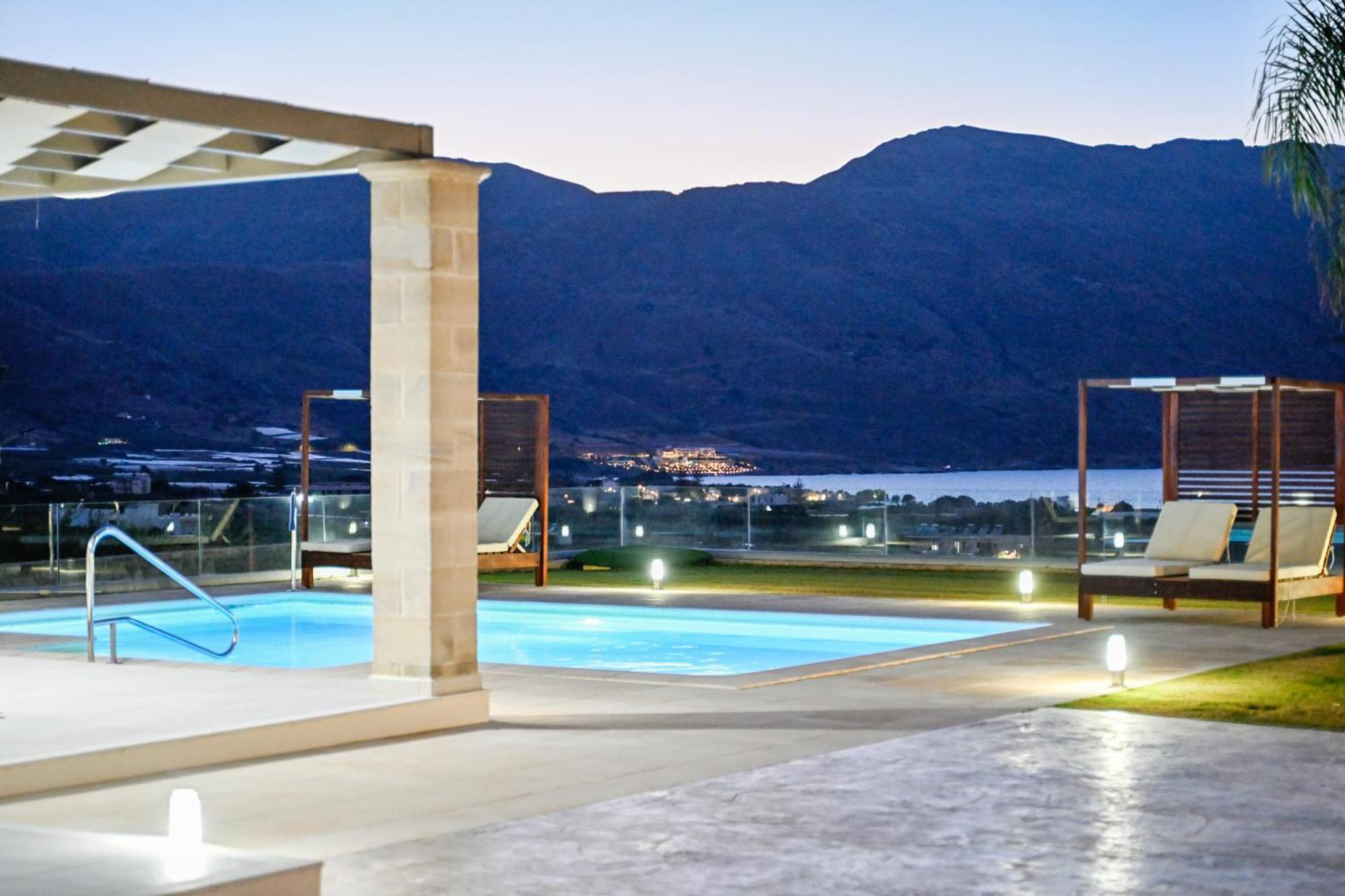 Larimar Luxury Sea View Villa Kíssamos Eksteriør bilde