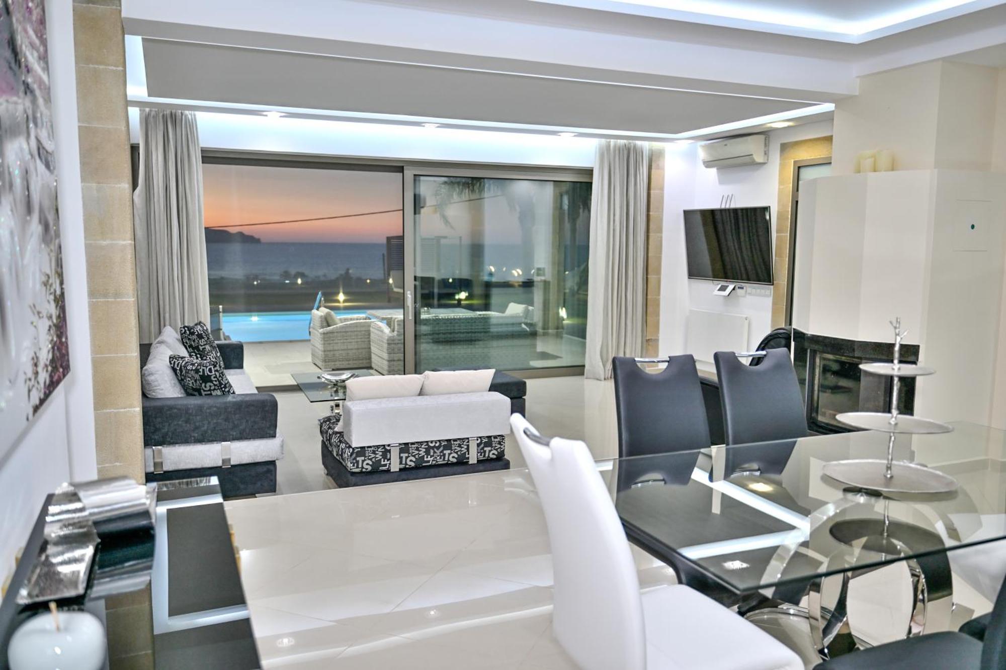 Larimar Luxury Sea View Villa Kíssamos Eksteriør bilde