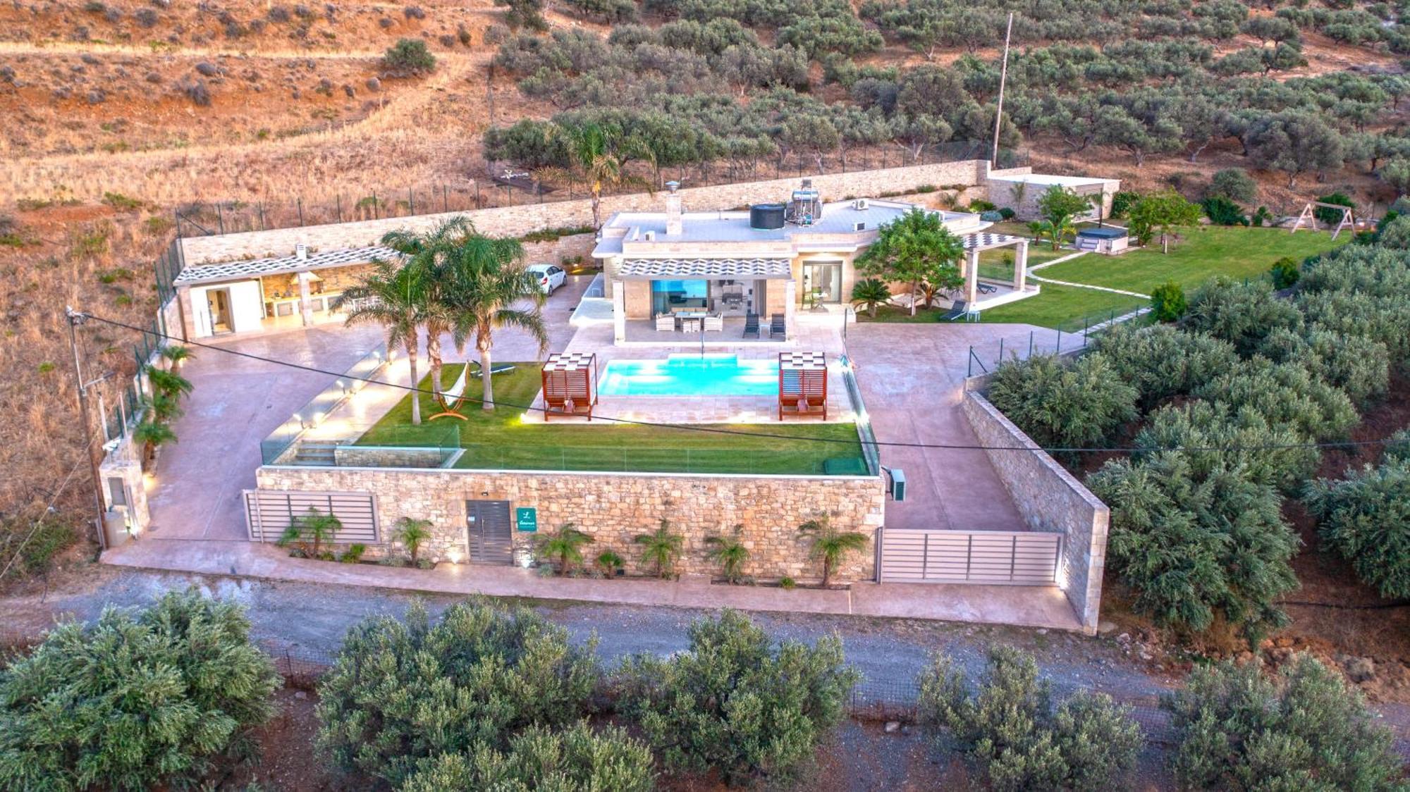 Larimar Luxury Sea View Villa Kíssamos Eksteriør bilde